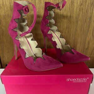 Brand New - Randi Pointed Toe Ankle Strap Heels - Size 9 - Shoedazzle